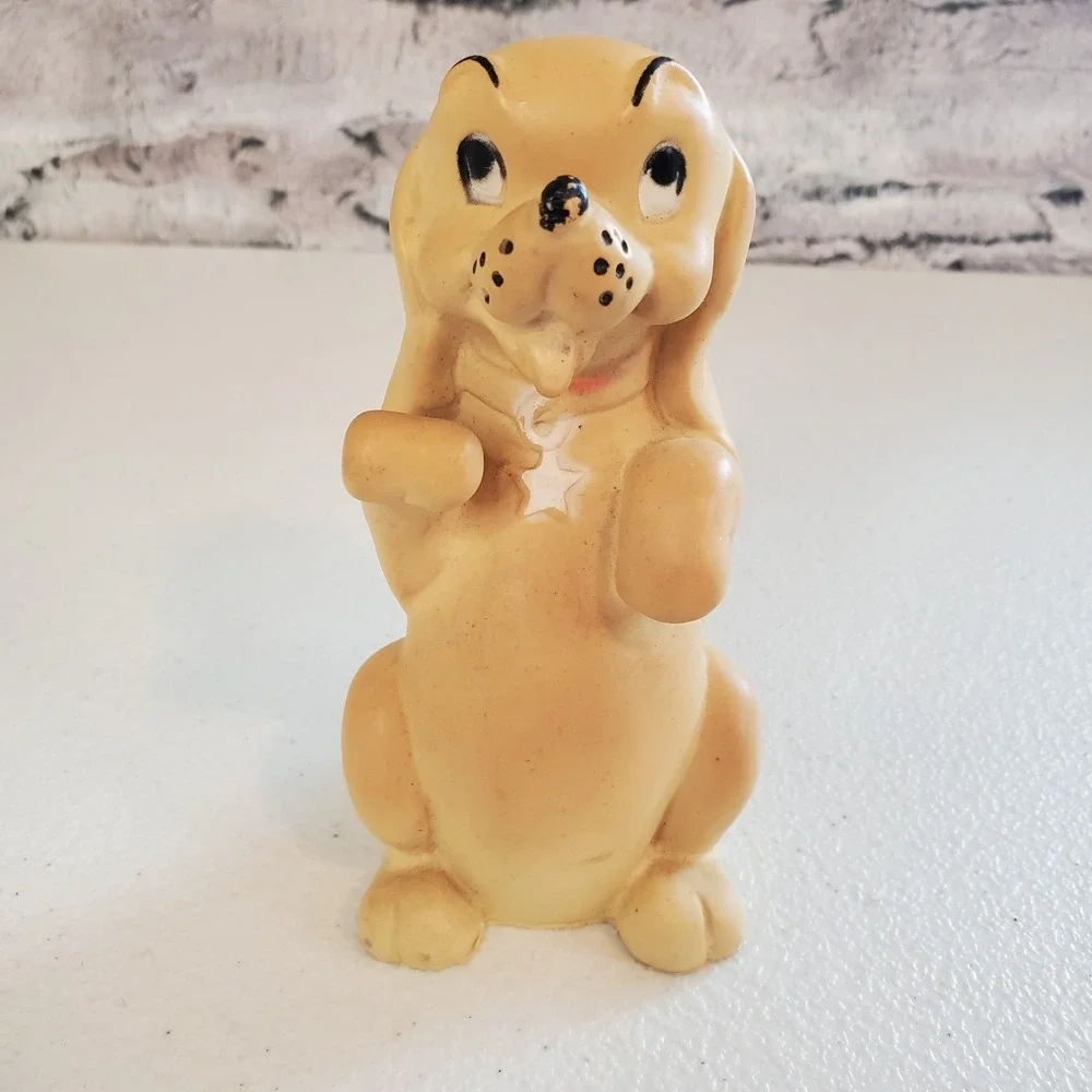 Vintage Begging Dog Squeak‎ Toy Squeaker 